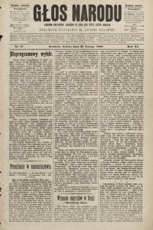 Głos Narodu : dziennik polityczny, założony w roku 1893 przez Józefa Rogosza (wydanie poranne). 1903, nr 51