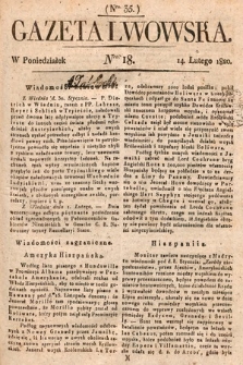 Gazeta Lwowska. 1820, nr 18