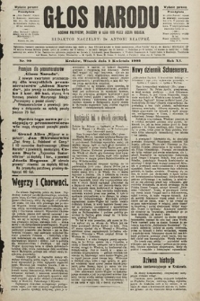 Głos Narodu : dziennik polityczny, założony w roku 1893 przez Józefa Rogosza (wydanie poranne). 1903, nr 90