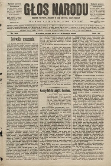 Głos Narodu : dziennik polityczny, założony w roku 1893 przez Józefa Rogosza (wydanie poranne). 1903, nr 102