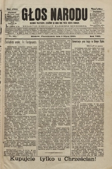 Głos Narodu : dziennik polityczny, założony w roku 1893 przez Józefa Rogosza (wydanie południowe). 1900, nr 147
