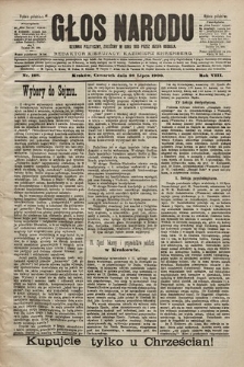 Głos Narodu : dziennik polityczny, założony w roku 1893 przez Józefa Rogosza (wydanie południowe). 1900, nr 168