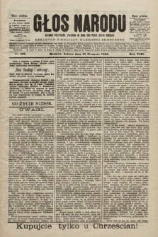 Głos Narodu : dziennik polityczny, założony w roku 1893 przez Józefa Rogosza (wydanie południowe). 1900, nr 193