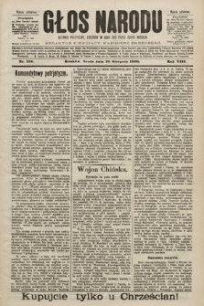 Głos Narodu : dziennik polityczny, założony w roku 1893 przez Józefa Rogosza (wydanie południowe). 1900, nr 196