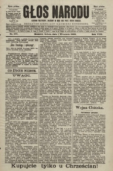 Głos Narodu : dziennik polityczny, założony w roku 1893 przez Józefa Rogosza (wydanie południowe). 1900, nr 199