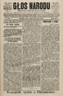 Głos Narodu : dziennik polityczny, założony w roku 1893 przez Józefa Rogosza (wydanie południowe). 1900, nr 210