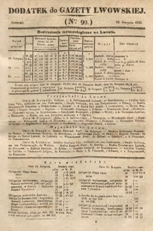 Dodatek do Gazety Lwowskiej : doniesienia urzędowe. 1844, nr 99