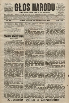 Głos Narodu : dziennik polityczny, założony w roku 1893 przez Józefa Rogosza (wydanie południowe). 1900, nr 226