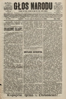 Głos Narodu : dziennik polityczny, założony w roku 1893 przez Józefa Rogosza (wydanie południowe). 1900, nr 236