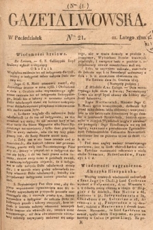 Gazeta Lwowska. 1820, nr 21