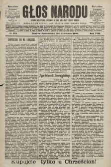 Głos Narodu : dziennik polityczny, założony w roku 1893 przez Józefa Rogosza (wydanie południowe). 1900, nr 276