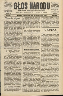 Głos Narodu : dziennik polityczny, założony w roku 1893 przez Józefa Rogosza (wydanie poranne). 1903, nr 286