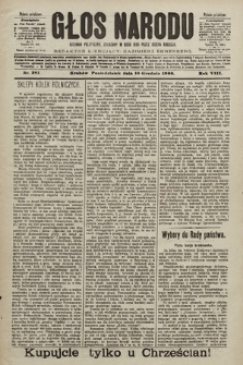 Głos Narodu : dziennik polityczny, założony w roku 1893 przez Józefa Rogosza (wydanie południowe). 1900, nr 281