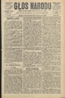 Głos Narodu : dziennik polityczny, założony w roku 1893 przez Józefa Rogosza (wydanie poranne). 1903, nr 307