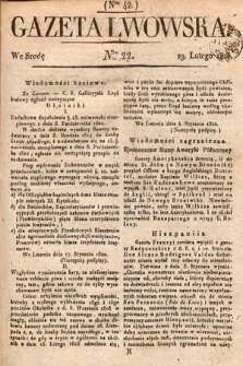 Gazeta Lwowska. 1820, nr 22