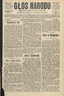 Głos Narodu : dziennik polityczny, założony w roku 1893 przez Józefa Rogosza (wydanie poranne). 1903, nr 339
