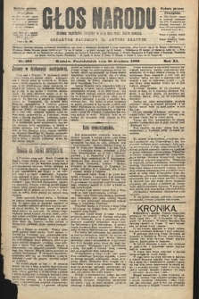 Głos Narodu : dziennik polityczny, założony w roku 1893 przez Józefa Rogosza (wydanie poranne). 1903, nr 354