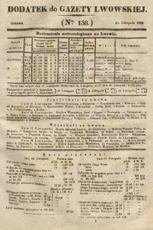 Dodatek do Gazety Lwowskiej : doniesienia urzędowe. 1844, nr 138
