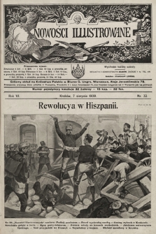 Nowości Illustrowane. 1909, nr 32