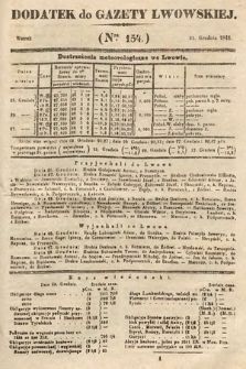 Dodatek do Gazety Lwowskiej : doniesienia urzędowe. 1844, nr 154