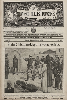 Nowości Illustrowane. 1909, nr 43