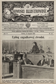 Nowości Illustrowane. 1909, nr 46