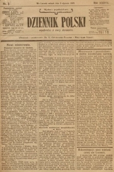 Dziennik Polski (wydanie popołudniowe). 1905, nr 2