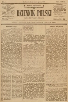 Dziennik Polski (wydanie popołudniowe). 1905, nr 4