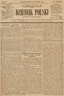 Dziennik Polski (wydanie popołudniowe). 1905, nr 17