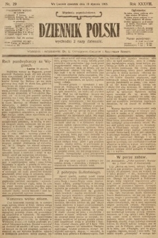 Dziennik Polski (wydanie popołudniowe). 1905, nr 29