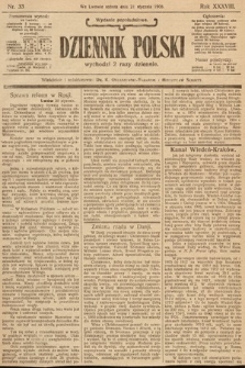 Dziennik Polski (wydanie popołudniowe). 1905, nr 33