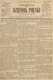 Dziennik Polski (wydanie popołudniowe). 1905, nr 56