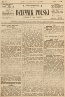 Dziennik Polski (wydanie popołudniowe). 1905, nr 64