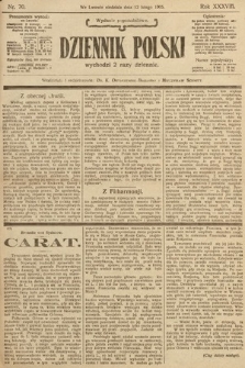 Dziennik Polski (wydanie popołudniowe). 1905, nr 70