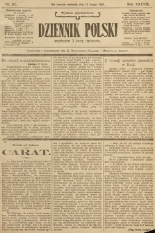 Dziennik Polski (wydanie popołudniowe). 1905, nr 82