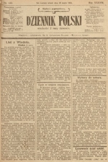 Dziennik Polski (wydanie popołudniowe). 1905, nr 143