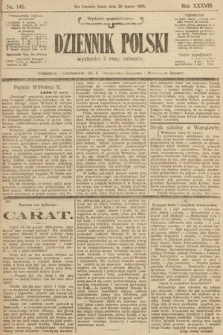 Dziennik Polski (wydanie popołudniowe). 1905, nr 145