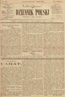 Dziennik Polski (wydanie popołudniowe). 1905, nr 161