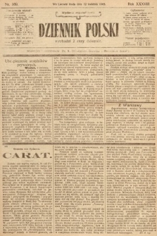 Dziennik Polski (wydanie popołudniowe). 1905, nr 169