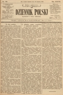 Dziennik Polski (wydanie popołudniowe). 1905, nr 199