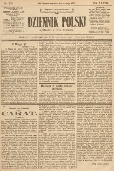 Dziennik Polski (wydanie popołudniowe). 1905, nr 203