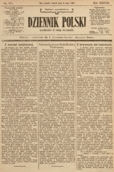 Dziennik Polski (wydanie popołudniowe). 1905, nr 211