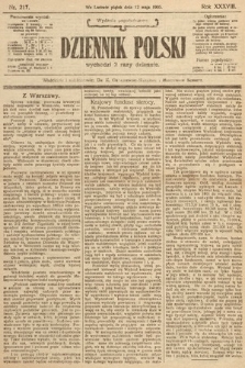 Dziennik Polski (wydanie popołudniowe). 1905, nr 217