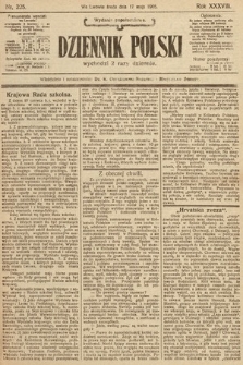 Dziennik Polski (wydanie popołudniowe). 1905, nr 225