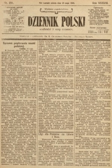 Dziennik Polski (wydanie popołudniowe). 1905, nr 231