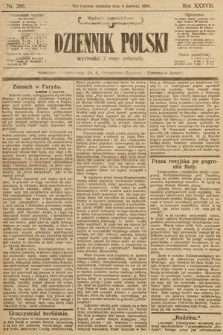 Dziennik Polski (wydanie popołudniowe). 1905, nr 256