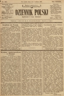 Dziennik Polski (wydanie popołudniowe). 1905, nr 260