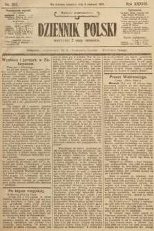 Dziennik Polski (wydanie popołudniowe). 1905, nr 262