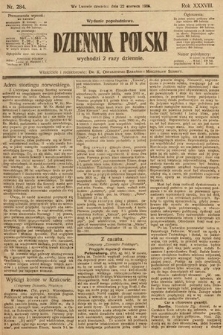 Dziennik Polski (wydanie popołudniowe). 1905, nr 284