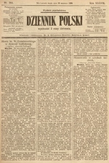 Dziennik Polski (wydanie popołudniowe). 1905, nr 293